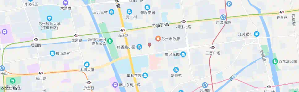 苏州人民路城北东路南_公交站地图_苏州公交_妙搜公交查询2024