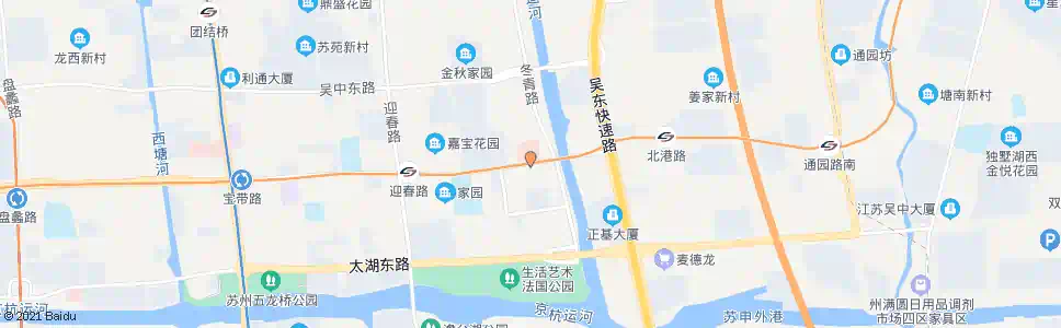 苏州广慈医院_公交站地图_苏州公交_妙搜公交查询2024