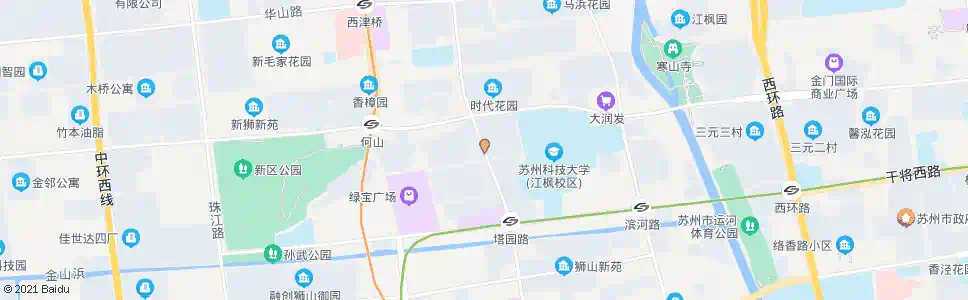 苏州格林花园_公交站地图_苏州公交_妙搜公交查询2024