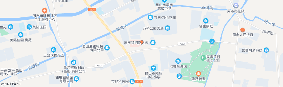 苏州昆山市康复医院(周市人民医院)_公交站地图_苏州公交_妙搜公交查询2024