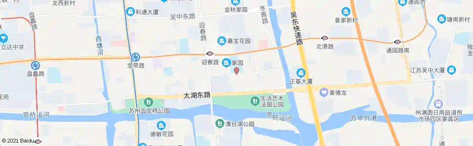 苏州宝带实验小学南_公交站地图_苏州公交_妙搜公交查询2024