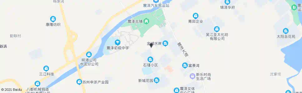 苏州震泽街心公园_公交站地图_苏州公交_妙搜公交查询2024