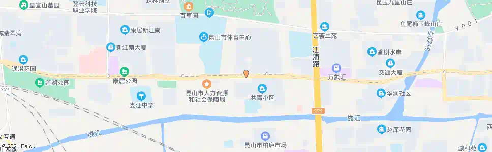 苏州共青村_公交站地图_苏州公交_妙搜公交查询2024