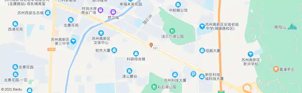 苏州苏州科技城_公交站地图_苏州公交_妙搜公交查询2024