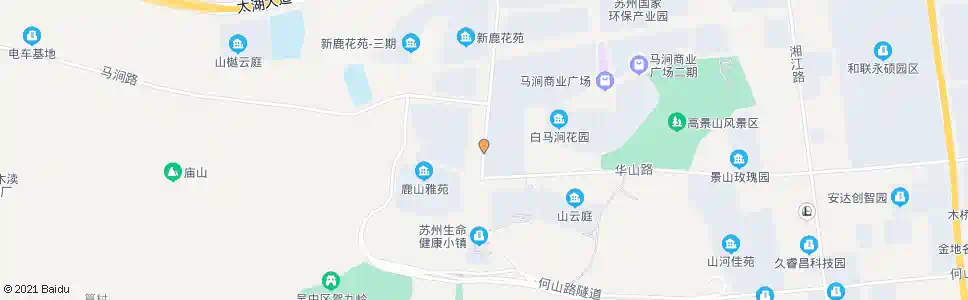 苏州马涧花园西_公交站地图_苏州公交_妙搜公交查询2024