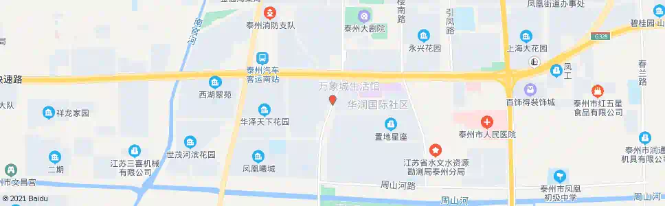 泰州海陵南路口_公交站地图_泰州公交_妙搜公交查询2024