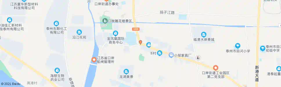 泰州刁铺大转盘_公交站地图_泰州公交_妙搜公交查询2024