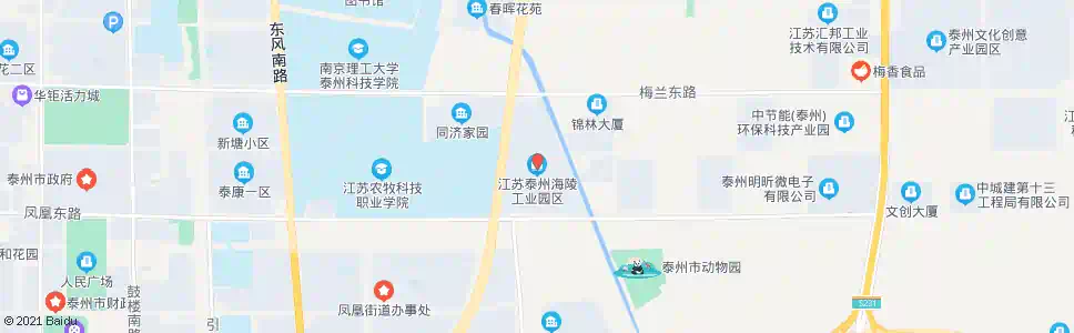 泰州工业园区_公交站地图_泰州公交_妙搜公交查询2024