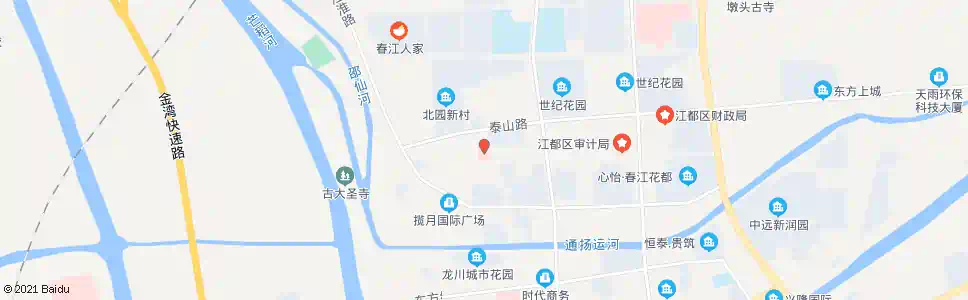 泰州江都中医院_公交站地图_泰州公交_妙搜公交查询2024