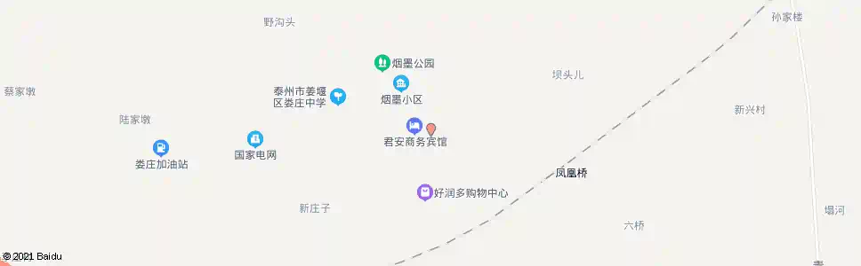 泰州娄庄路口_公交站地图_泰州公交_妙搜公交查询2024