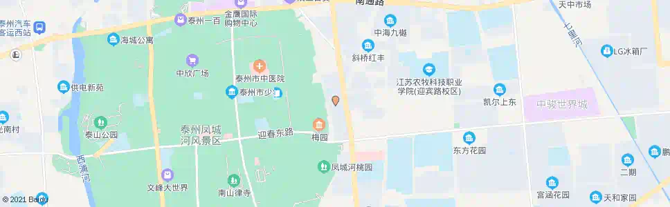 泰州金通梅园北_公交站地图_泰州公交_妙搜公交查询2024