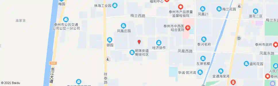 泰州泰州软件园_公交站地图_泰州公交_妙搜公交查询2024