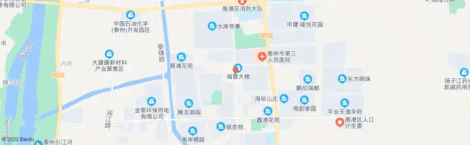 泰州文峰千家惠_公交站地图_泰州公交_妙搜公交查询2024