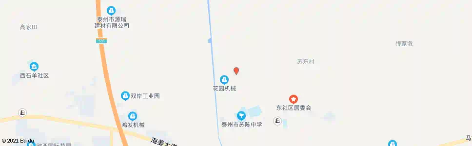 泰州苏陈卫生院_公交站地图_泰州公交_妙搜公交查询2024