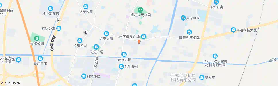 泰州江华桥_公交站地图_泰州公交_妙搜公交查询2024