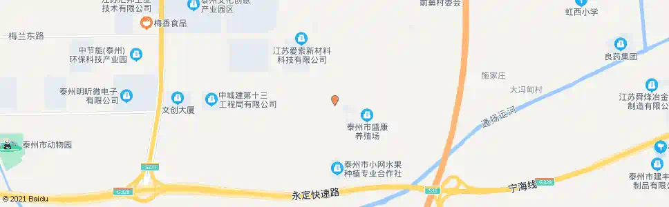 泰州院庄村_公交站地图_泰州公交_妙搜公交查询2024