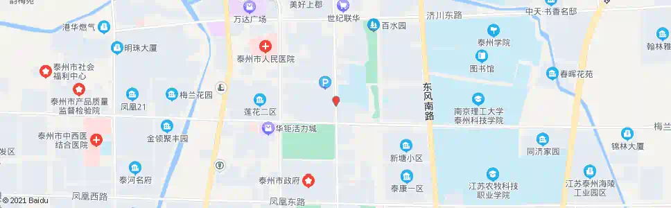 泰州广电中心西门_公交站地图_泰州公交_妙搜公交查询2024