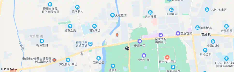 泰州药厂_公交站地图_泰州公交_妙搜公交查询2024