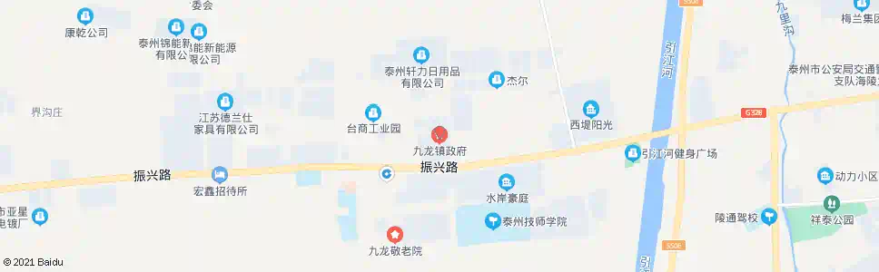 泰州九龙镇政府_公交站地图_泰州公交_妙搜公交查询2024