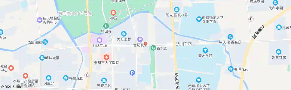 泰州世纪联华(姜堰)_公交站地图_泰州公交_妙搜公交查询2024