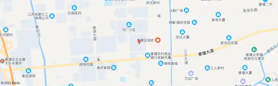 泰州府西人家_公交站地图_泰州公交_妙搜公交查询2024