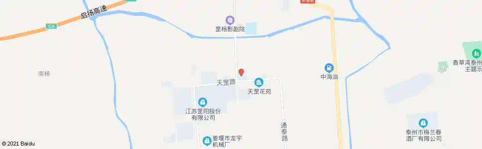 泰州罡杨镇政府南_公交站地图_泰州公交_妙搜公交查询2024