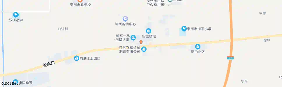 泰州将军路_公交站地图_泰州公交_妙搜公交查询2024