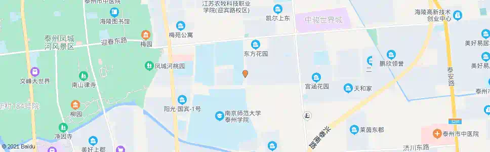 泰州东方名门_公交站地图_泰州公交_妙搜公交查询2024