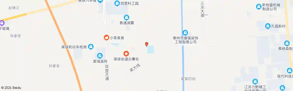 泰州梁徐小学_公交站地图_泰州公交_妙搜公交查询2024