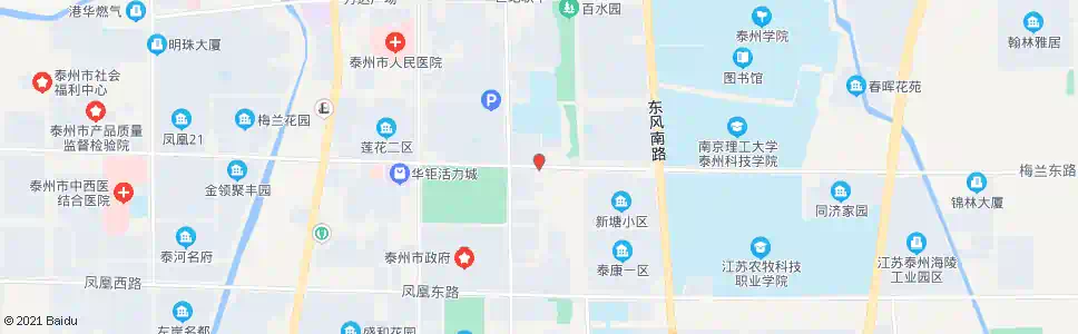 泰州广电中心南门_公交站地图_泰州公交_妙搜公交查询2024