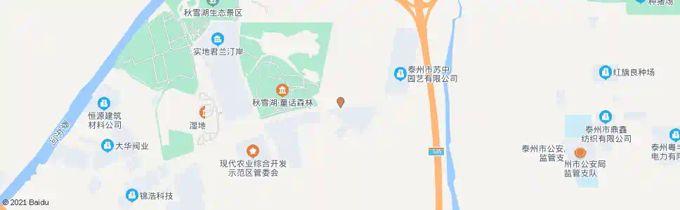 泰州省良种示范基地_公交站地图_泰州公交_妙搜公交查询2024