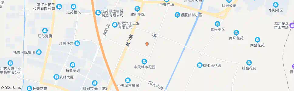 泰州春江花城_公交站地图_泰州公交_妙搜公交查询2024