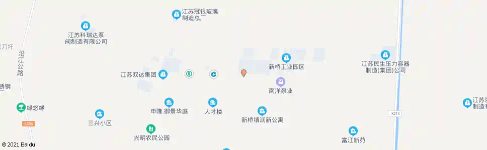 泰州新桥交管所_公交站地图_泰州公交_妙搜公交查询2024