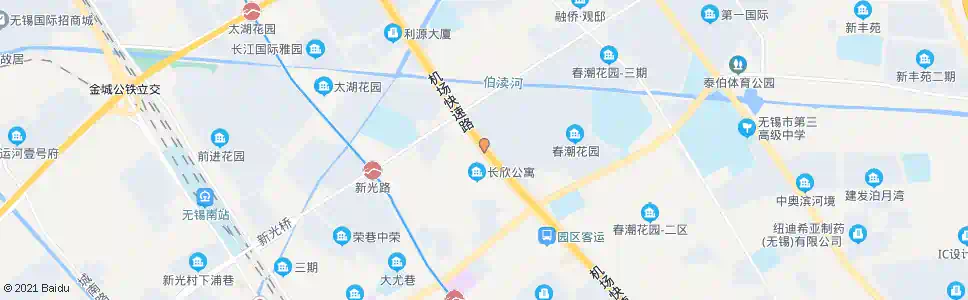 无锡春潮小区_公交站地图_无锡公交_妙搜公交查询2024