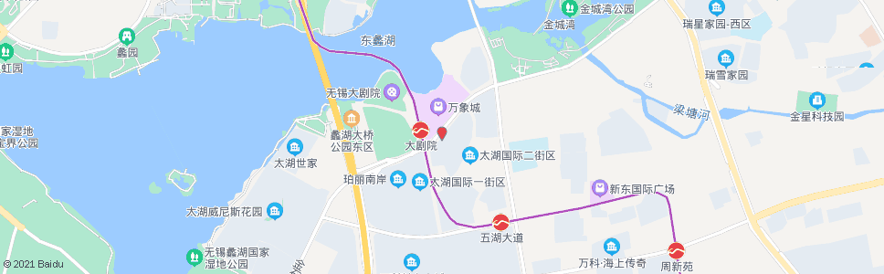 无锡利农桥(万象城)_公交站地图_无锡公交_妙搜公交查询2024