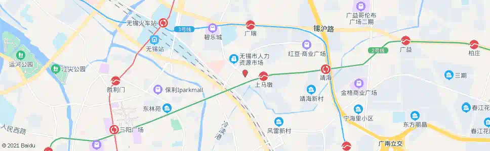 无锡市人力资源市场(塔影桥)_公交站地图_无锡公交_妙搜公交查询2024