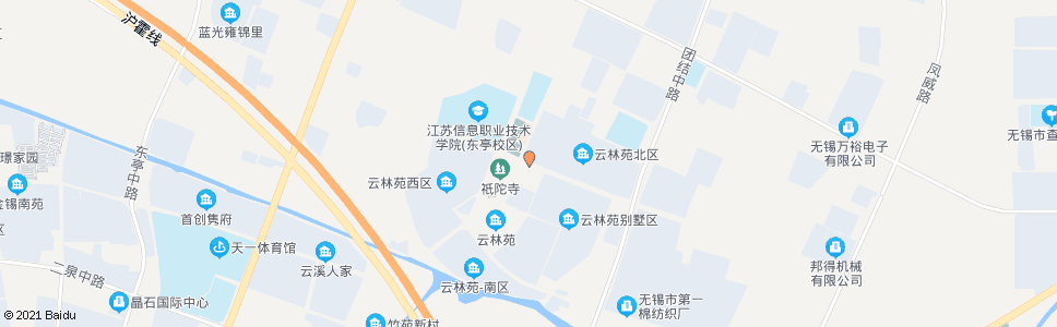 无锡春笋路(云林路)_公交站地图_无锡公交_妙搜公交查询2024