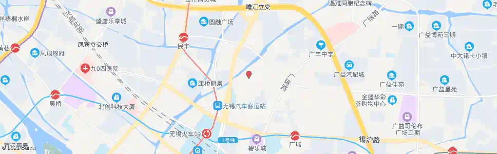 无锡金河湾家园_公交站地图_无锡公交_妙搜公交查询2024