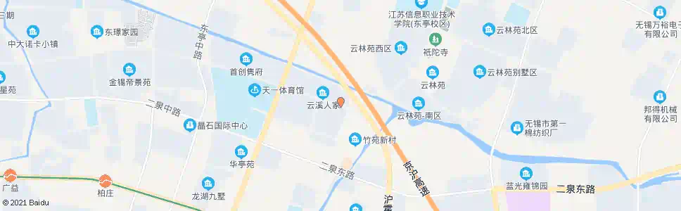 无锡通云路(新明路)_公交站地图_无锡公交_妙搜公交查询2024