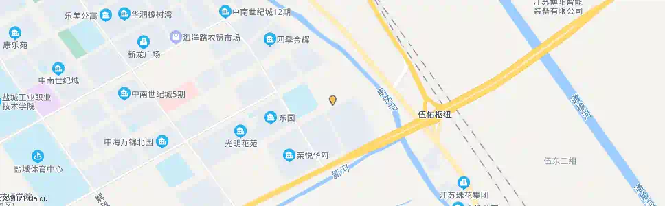 盐城城南新区公交回车场_公交站地图_盐城公交_妙搜公交查询2024