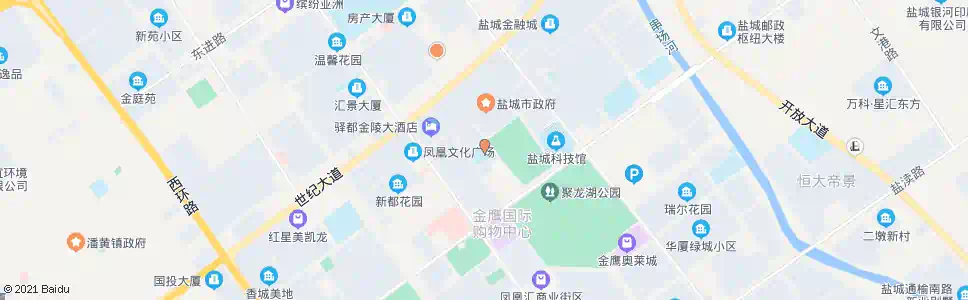 盐城图书馆_公交站地图_盐城公交_妙搜公交查询2024