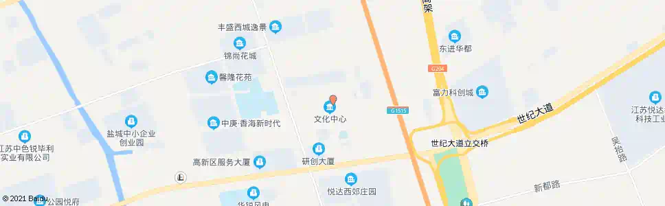 盐城盐都西区管委会_公交站地图_盐城公交_妙搜公交查询2024