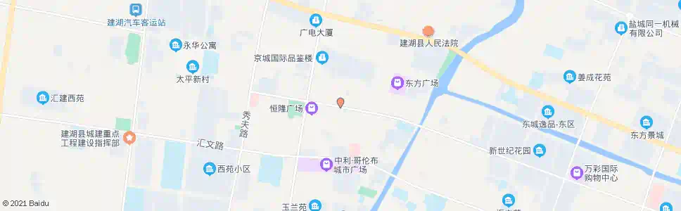 盐城城中派出所_公交站地图_盐城公交_妙搜公交查询2024