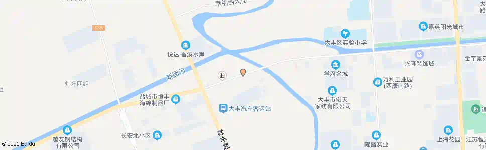 盐城大丰桥_公交站地图_盐城公交_妙搜公交查询2024