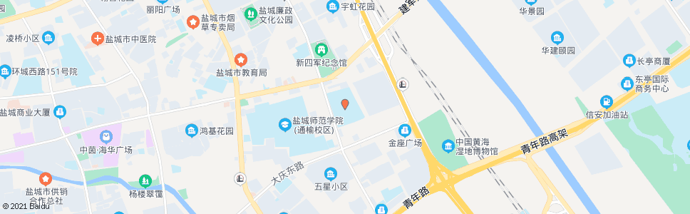 盐城高职园区(纺织学院)_公交站地图_盐城公交_妙搜公交查询2024