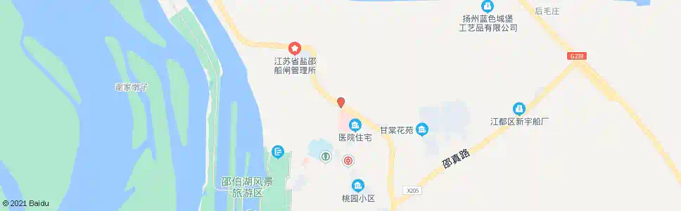 扬州邵伯油田医院_公交站地图_扬州公交_妙搜公交查询2024