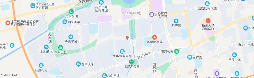 扬州京华城御景苑_公交站地图_扬州公交_妙搜公交查询2024