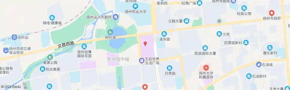 扬州京华城西_公交站地图_扬州公交_妙搜公交查询2024