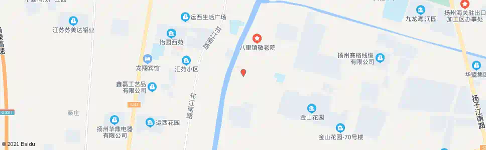 扬州八南村_公交站地图_扬州公交_妙搜公交查询2024