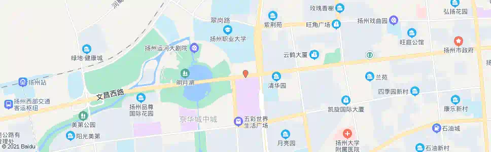 扬州江苏银行(报业集团)_公交站地图_扬州公交_妙搜公交查询2024